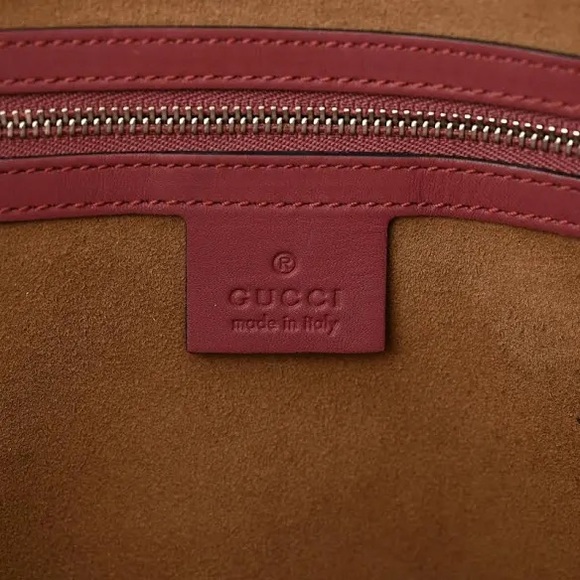 GG Supreme Monogram Blooms Medium Boston Beige Multicolor Dry Rose - Picture 5 of 8